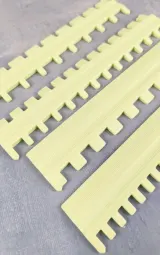 Set of 4 yellow needle selector rulers for 3gg bulky knitting machines