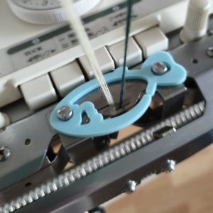 Fish-Shaped Plating Yarn Holder for Brother Knitting Machines 5gg (Double Bed)