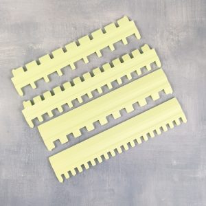 Needle Selector Ruler Set for 3 Gauge (5gg) Knitting Machines – Set of 4