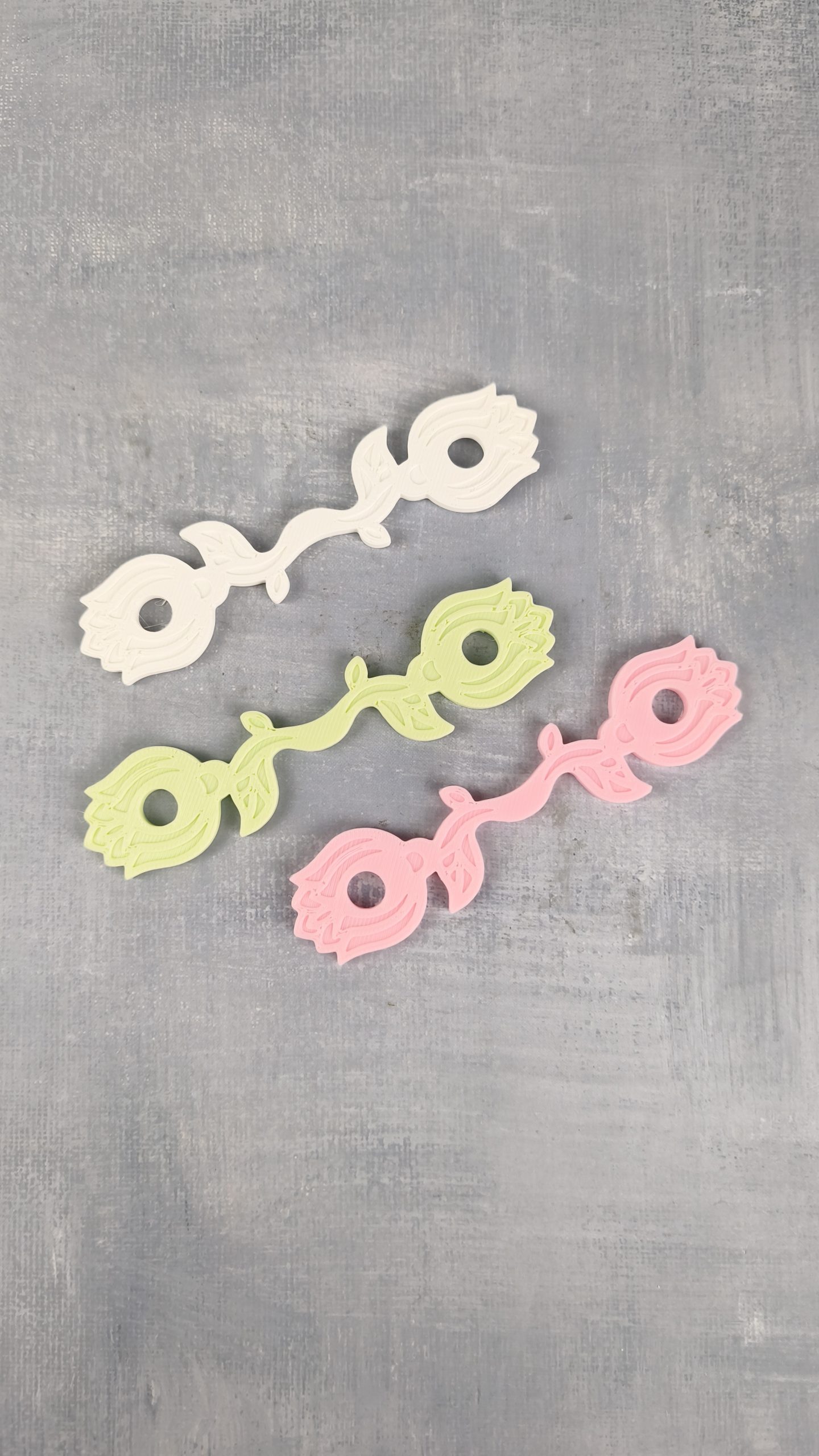 Floral Plating Yarn Holder for Brother 5gg Standard Gauge Knitting Machine - Image 2
