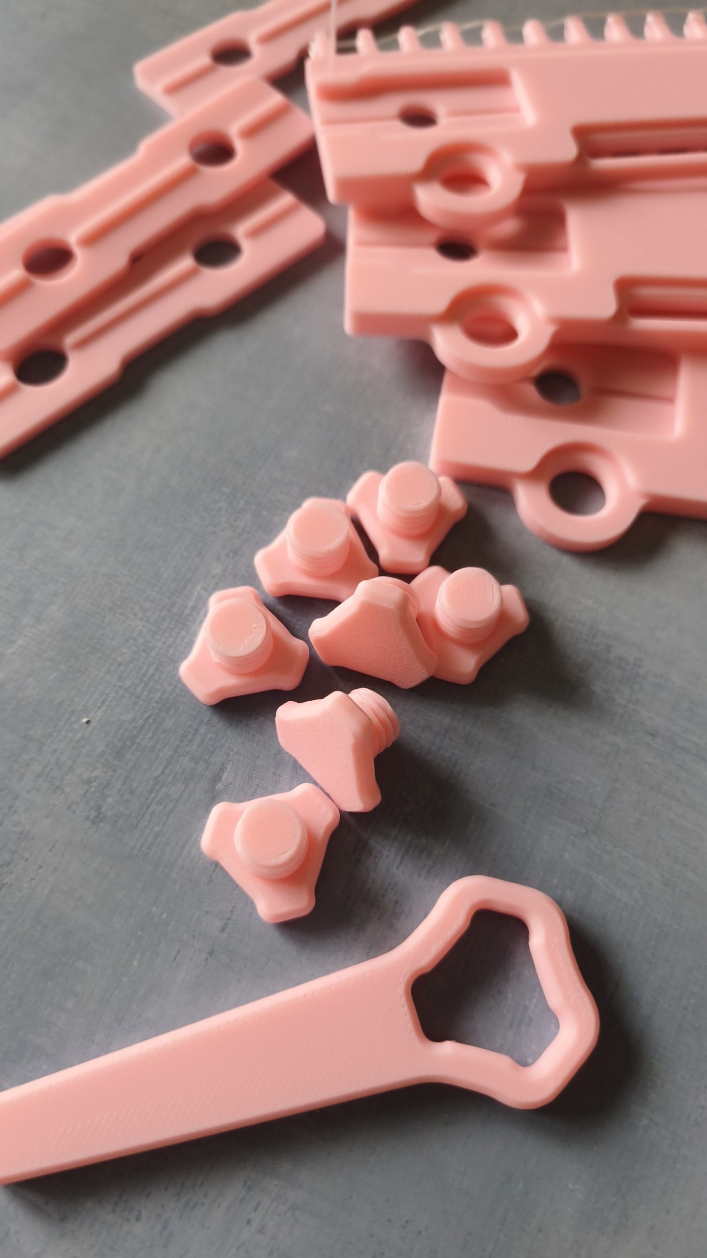 Modular Cast-on Comb Set Compatible with 5gg Knitting Machines, 3D Printed Setup Tool, Elastic Thread Wire Replacement, Custom Color - Image 5