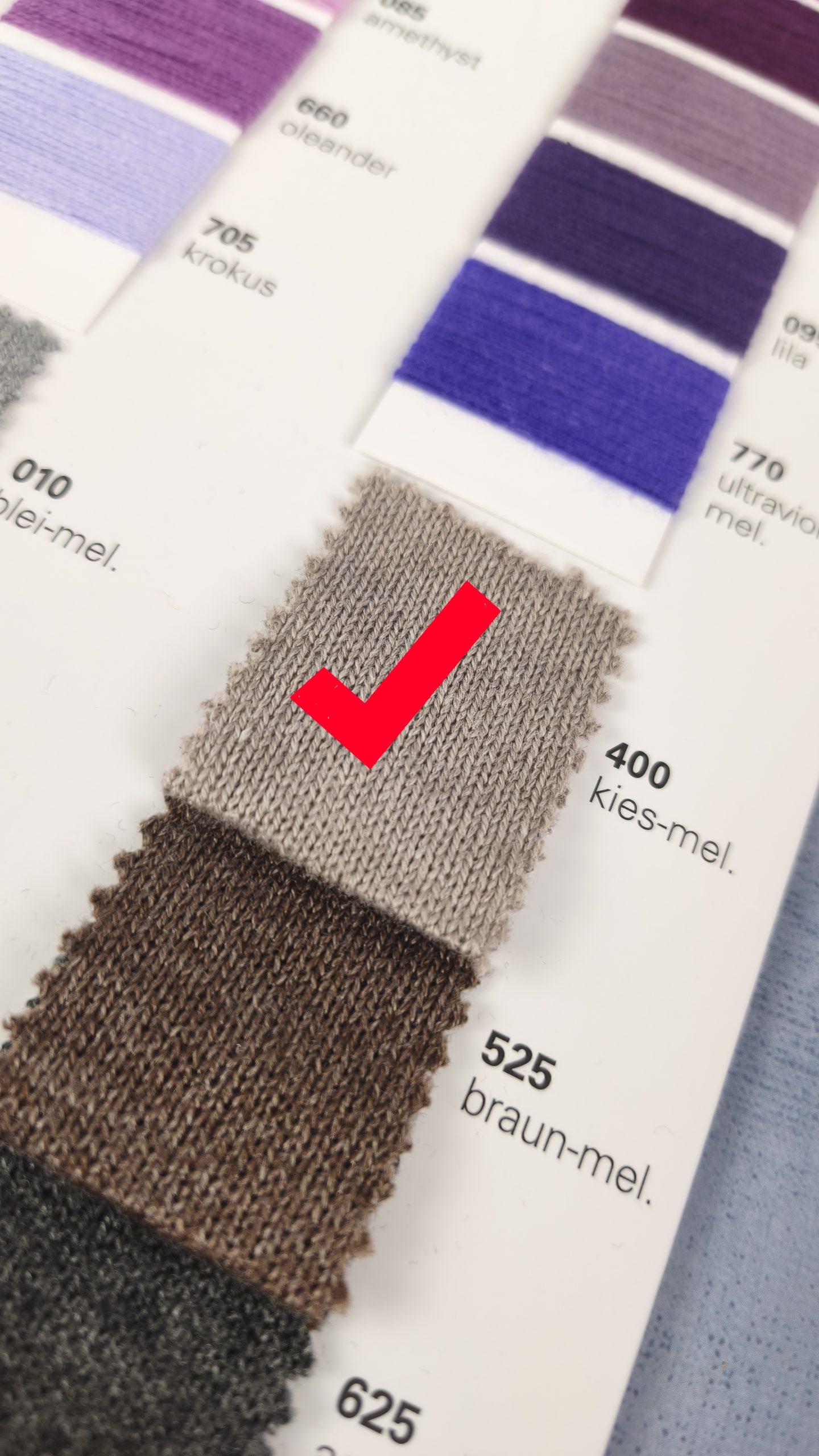 Grey Beige Melange Cotton Acrylic Yarn Cone (OEKO-TEX) – Spring Summer Knitwear - Image 6