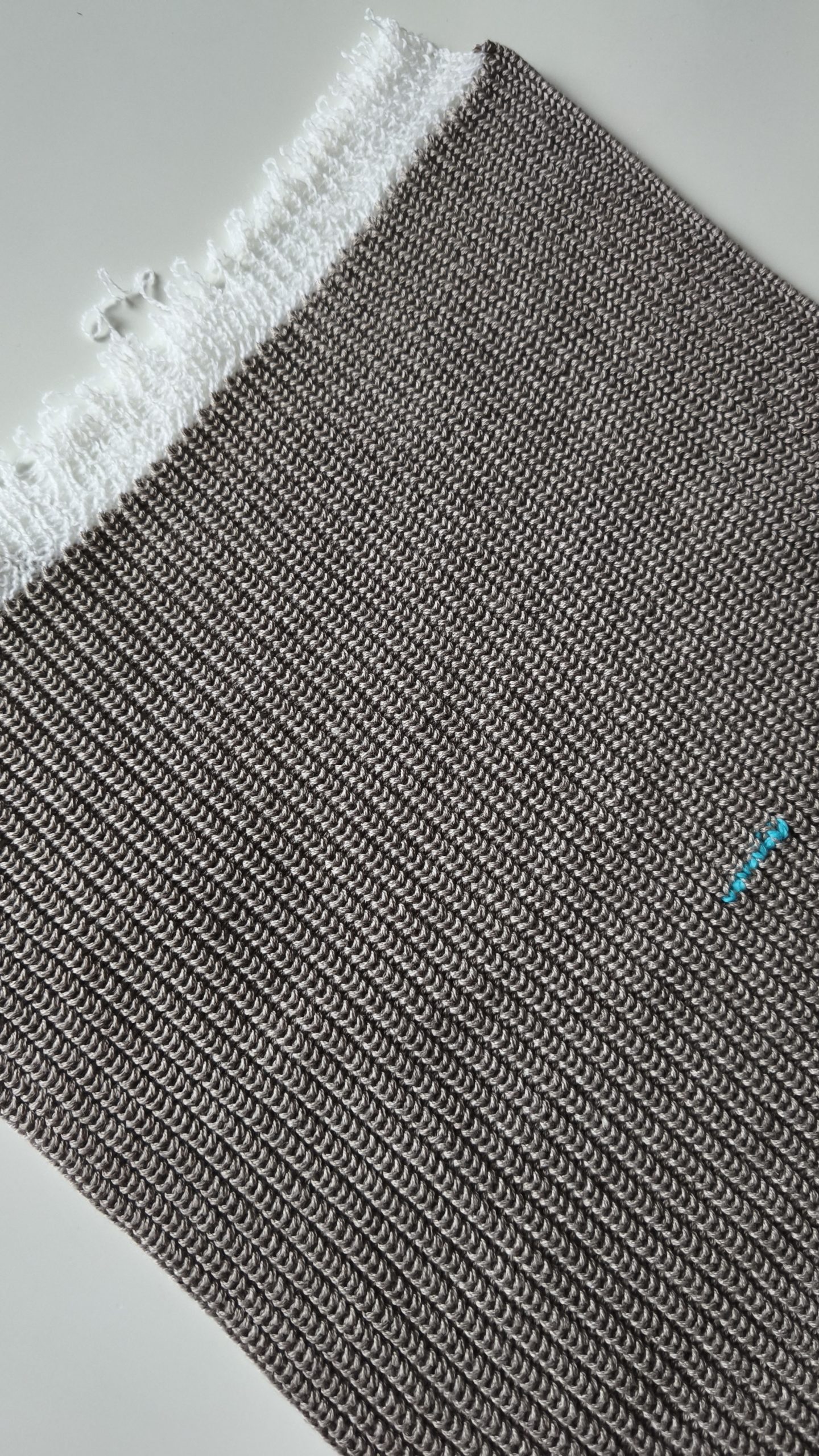 Grey Beige Melange Cotton Acrylic Yarn Cone (OEKO-TEX) – Spring Summer Knitwear - Image 5